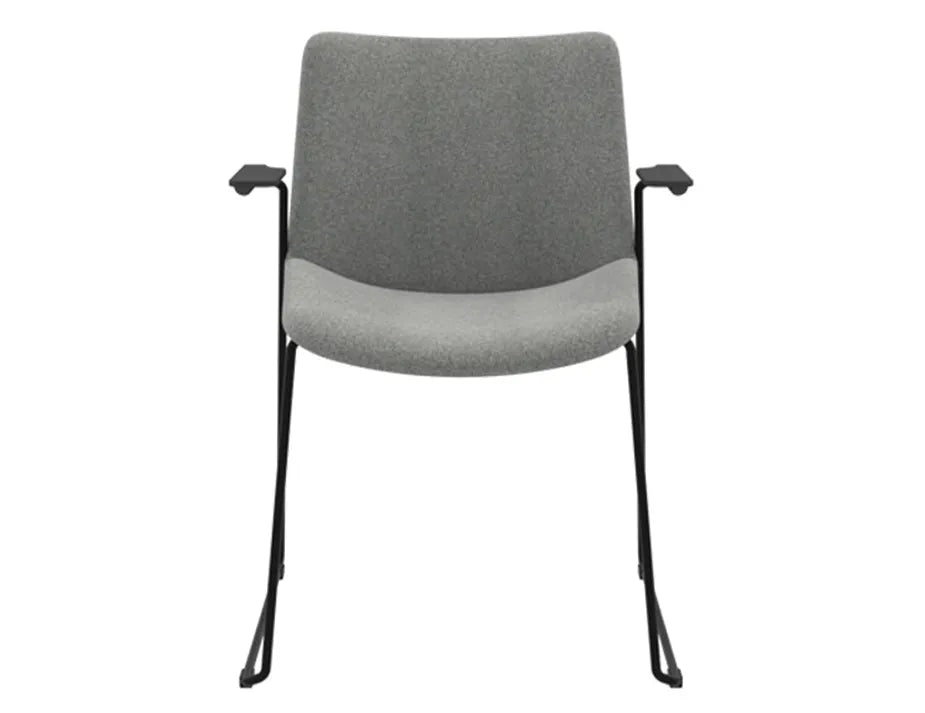 Flow Dining Armchair with Sled Base