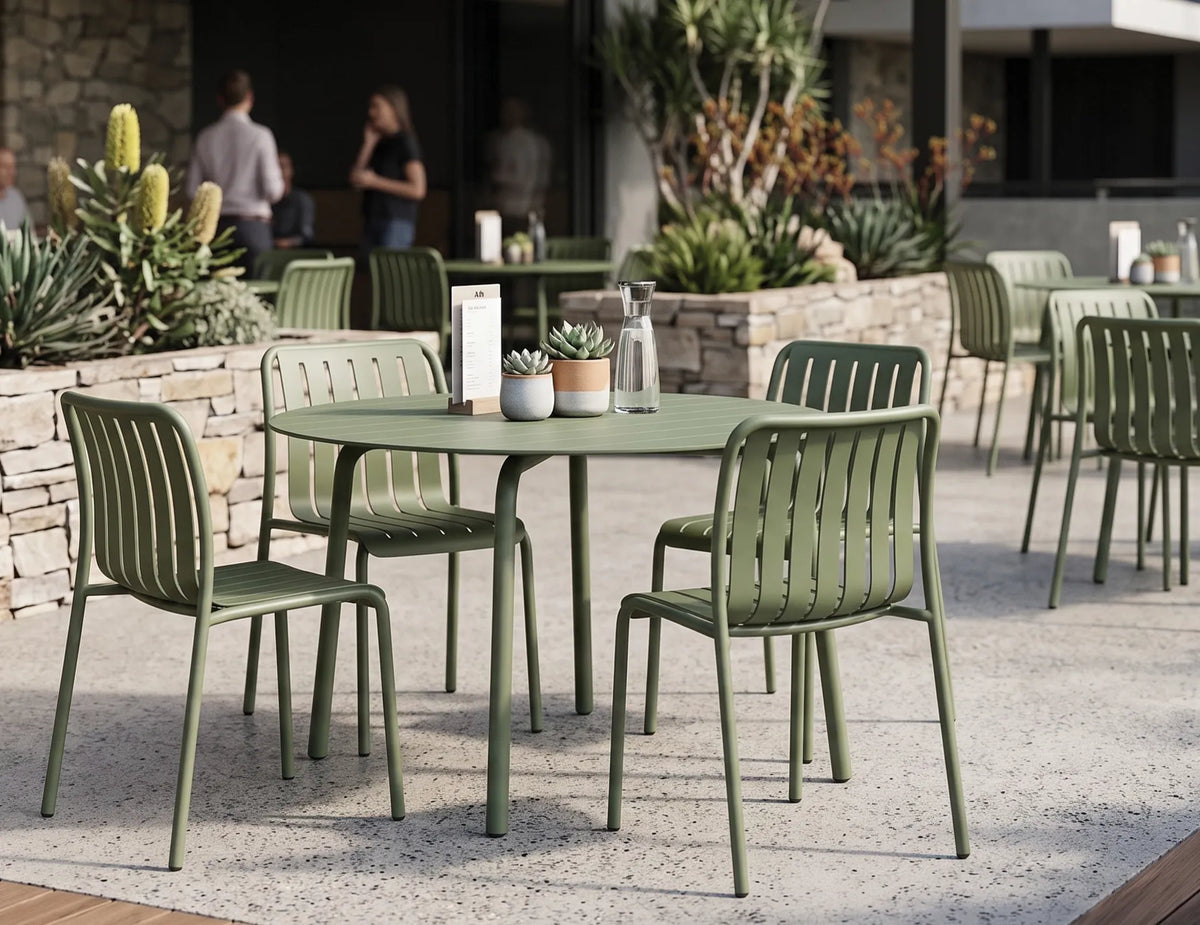 Roku 120cm Outdoor Round Dining Table