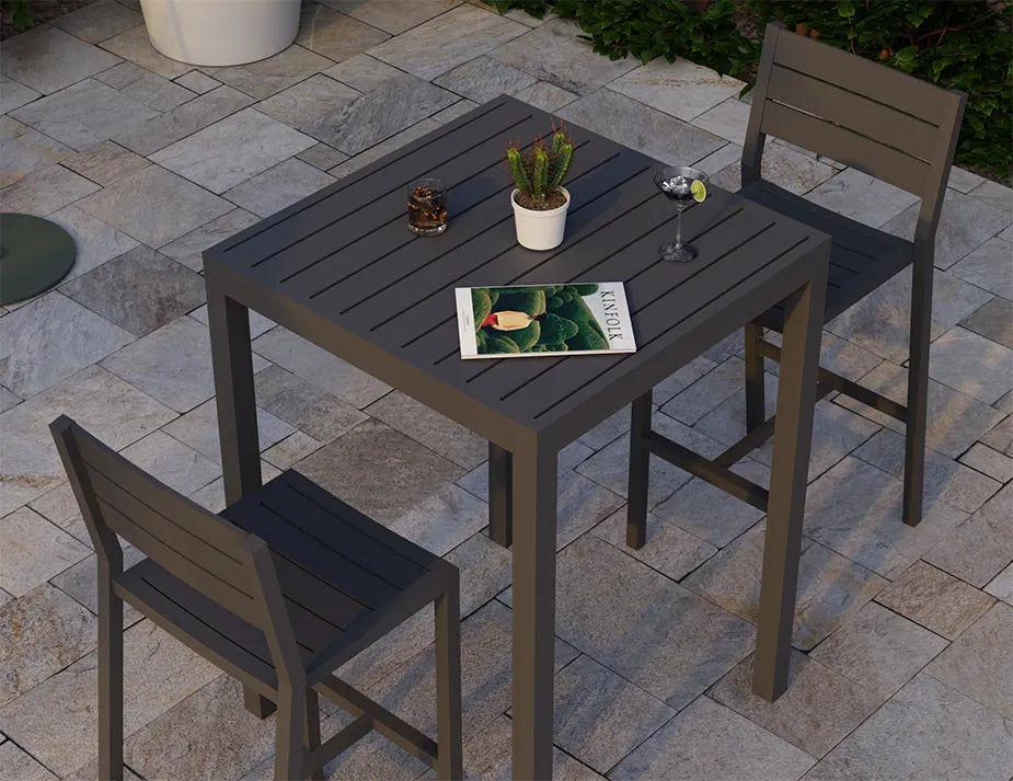 Halki 77cm Outdoor Bar Table