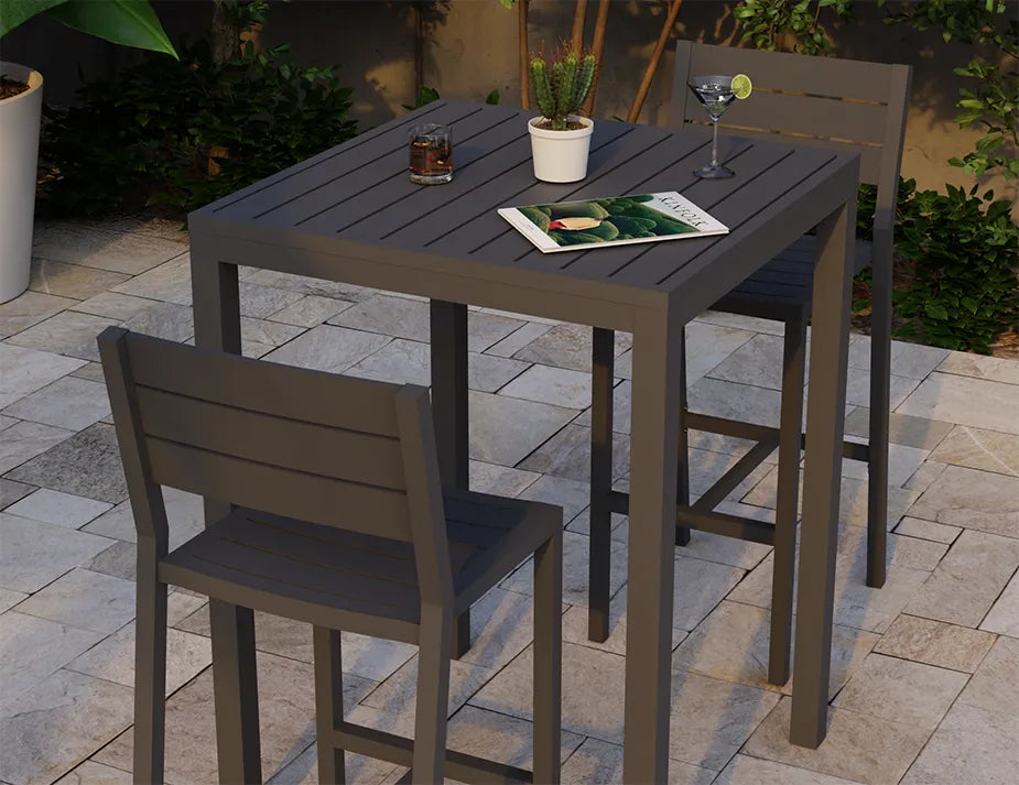 Halki 77cm Outdoor Bar Table