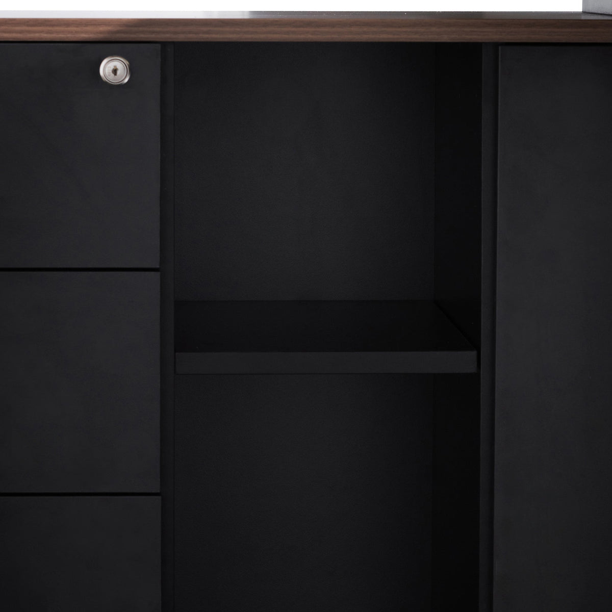 Somerland 180cm Executive Desk Left Return