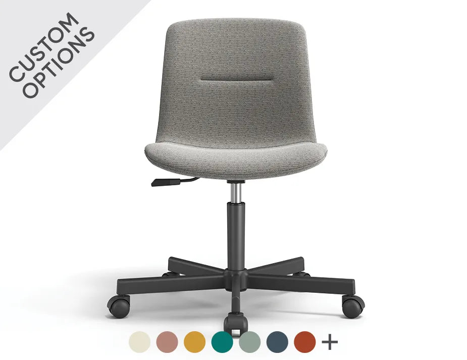 Sora Swivel Castor Base Dining Chair