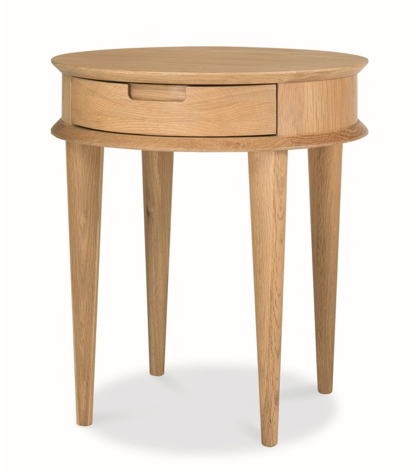Mortimer Lamp Side Table with Drawers