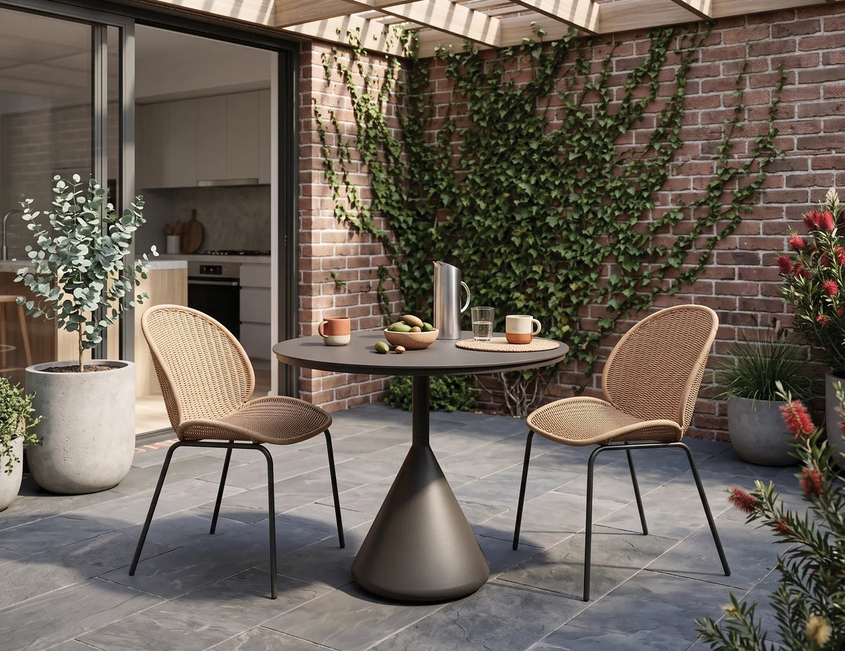 Kora 90cm Outdoor Round Cafe Table