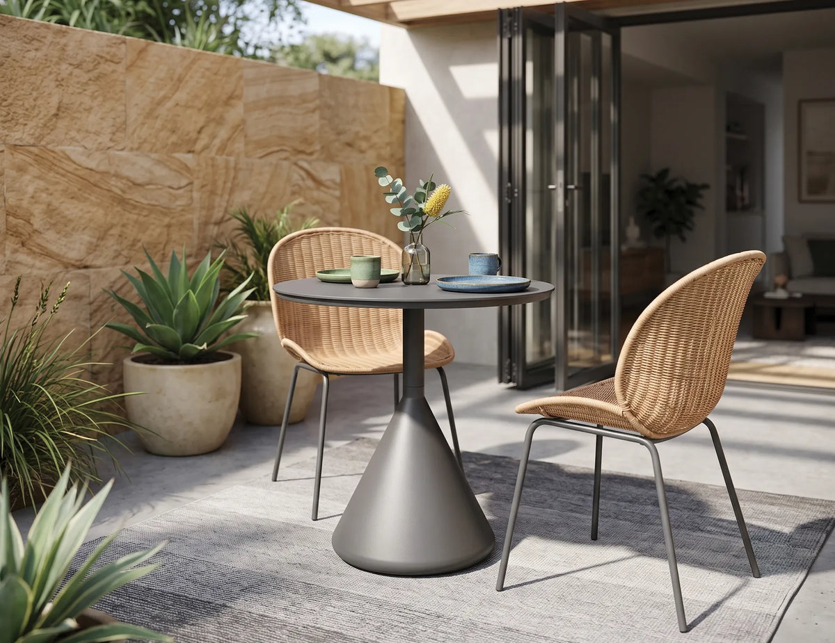 Kora 71cm Outdoor Round Cafe Table