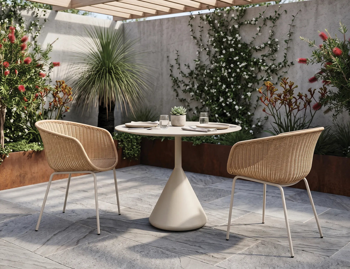 Kora 90cm Outdoor Round Cafe Table