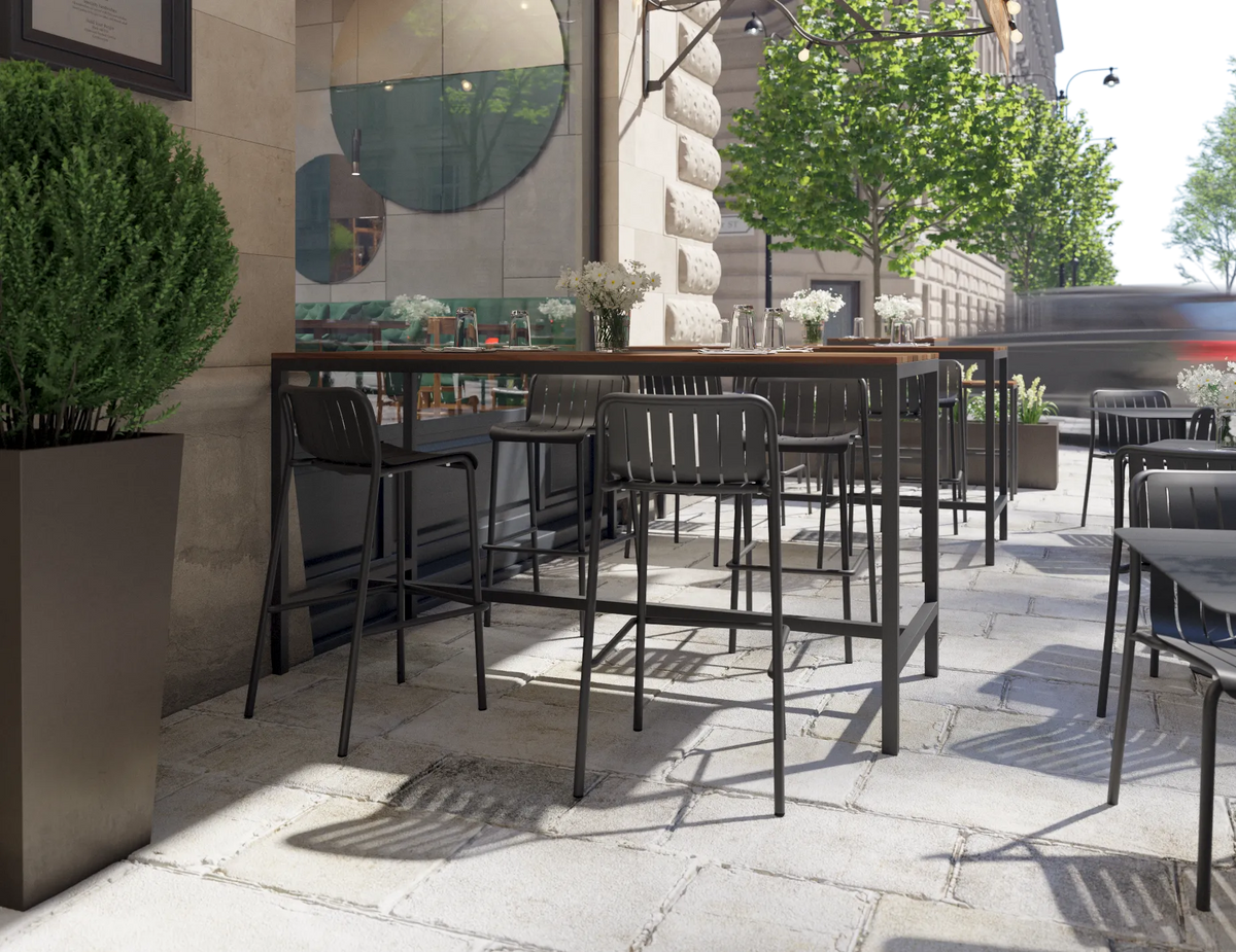 Kyenne 180 x 81cm Outdoor Bar Table