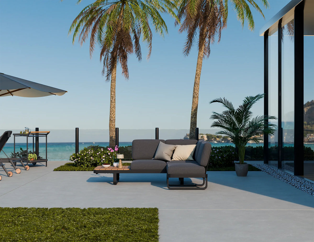 Delmar Config D Outdoor Modular Sofa