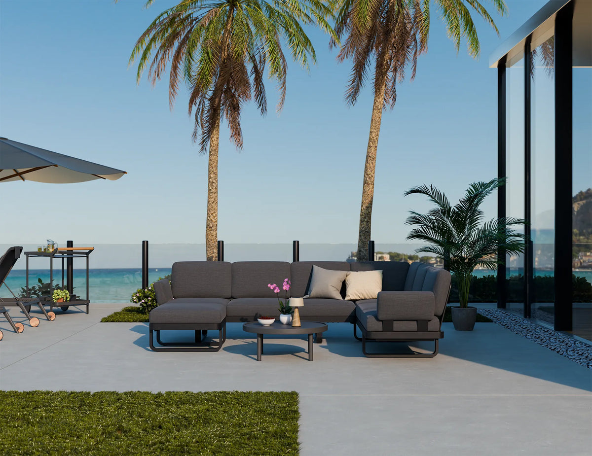 Delmar Config F Outdoor Modular Sofa