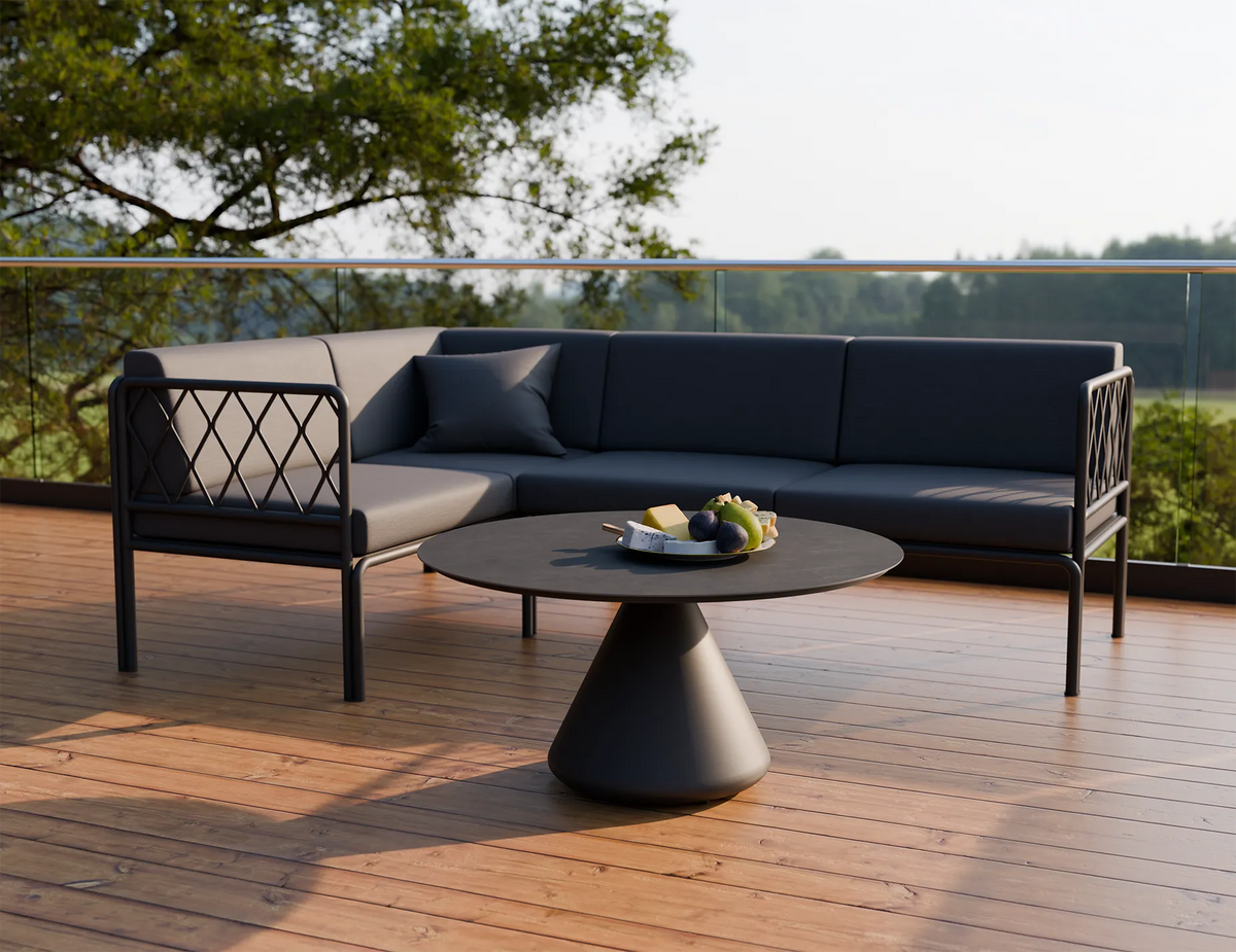 Kora 90cm Outdoor Round Coffee Table