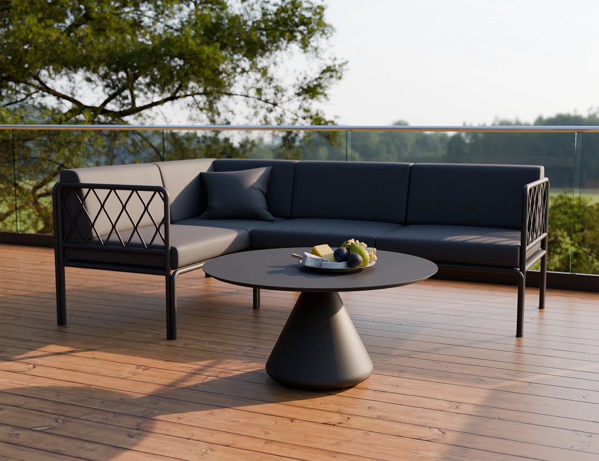 Kora 90cm Outdoor Round Coffee Table