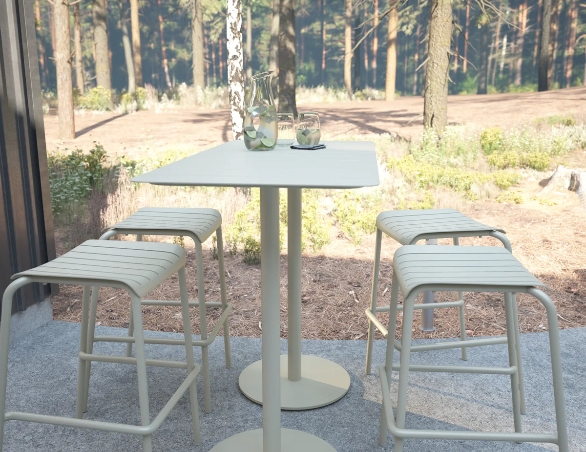 Roku Outdoor Rectangular Bar Table