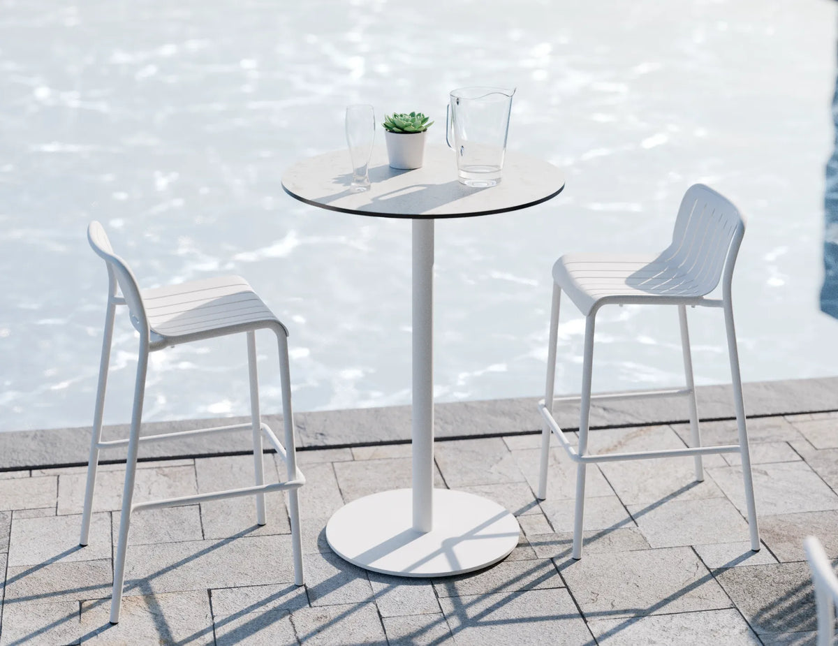 Roku Solara 65cm Outdoor Square Bar Table