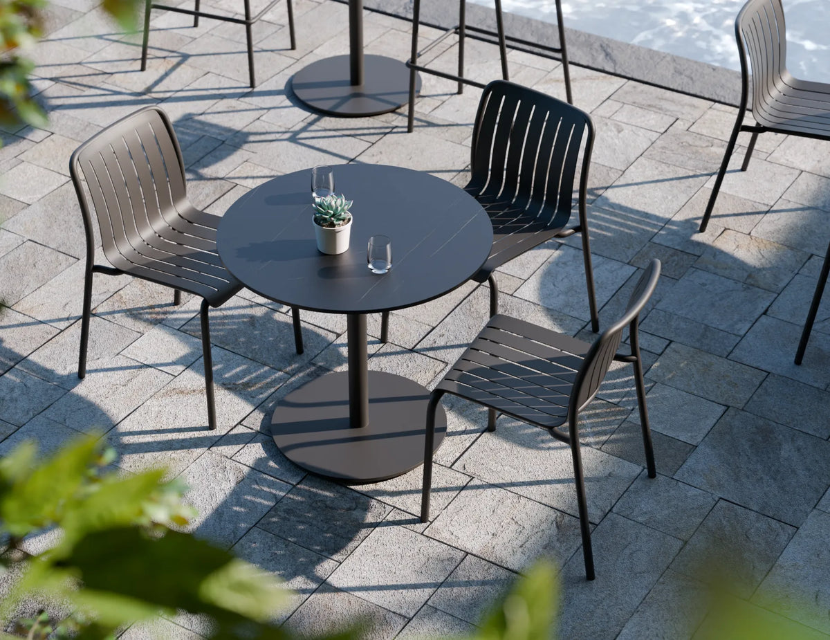 Roku Solara 75cm Outdoor Round Cafe Table