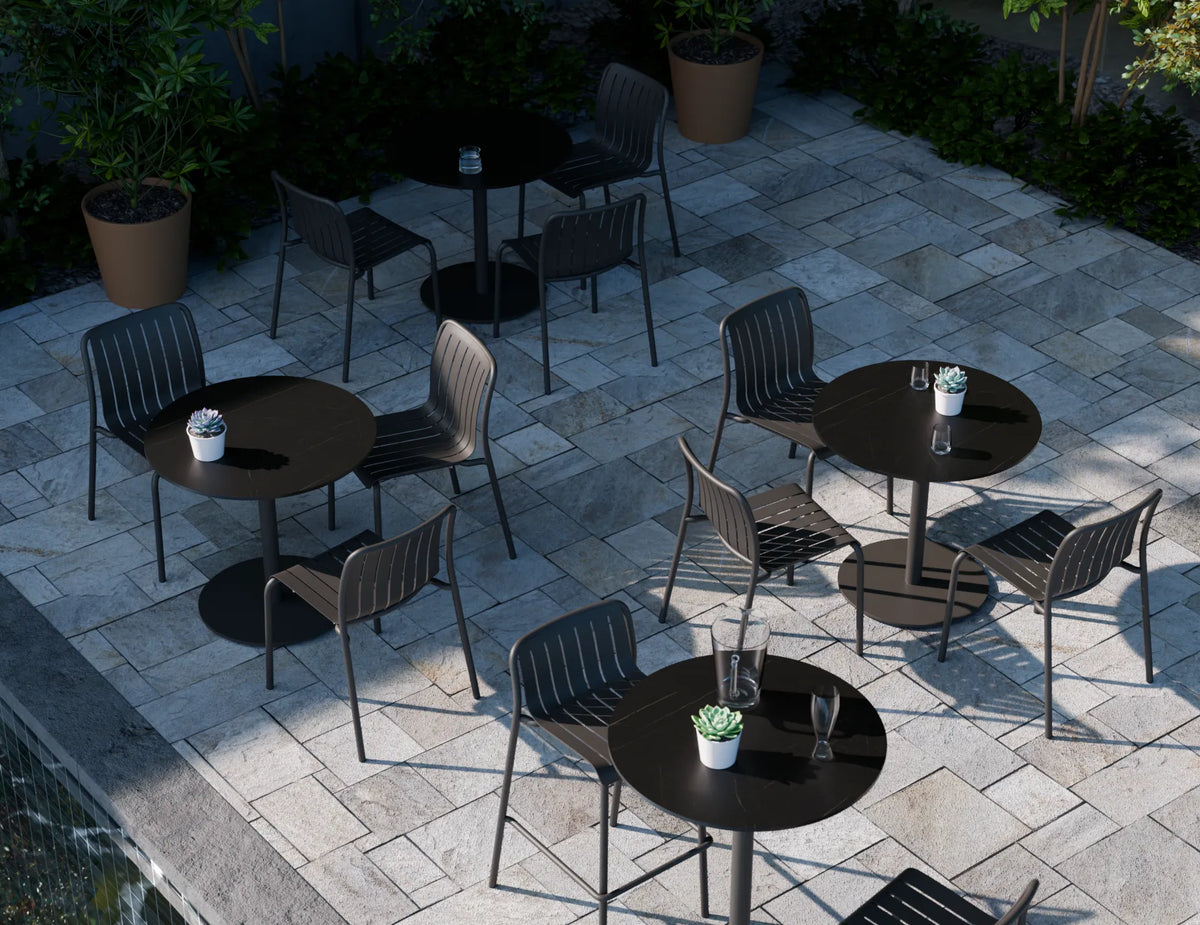 Roku Solara 65cm Outdoor Square Cafe Table