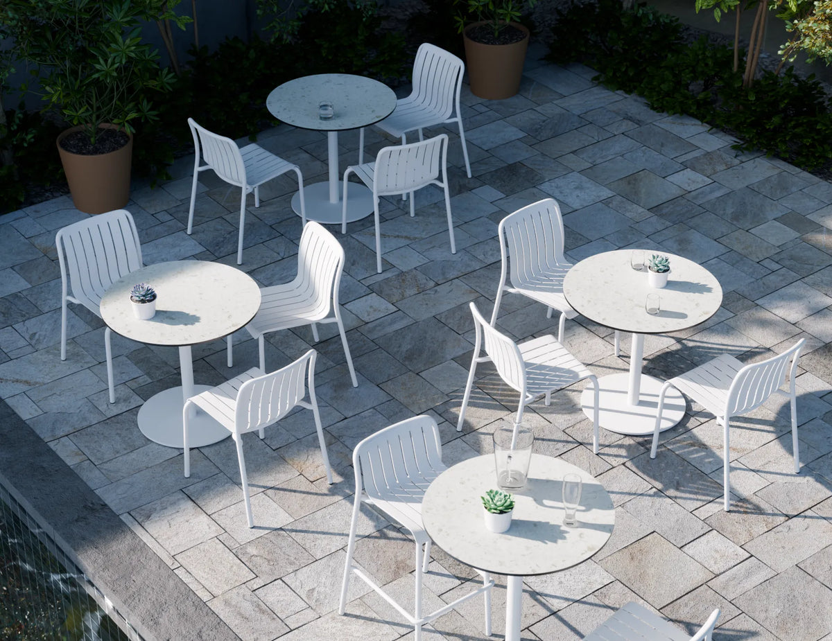 Roku Solara 65cm Outdoor Square Bar Table