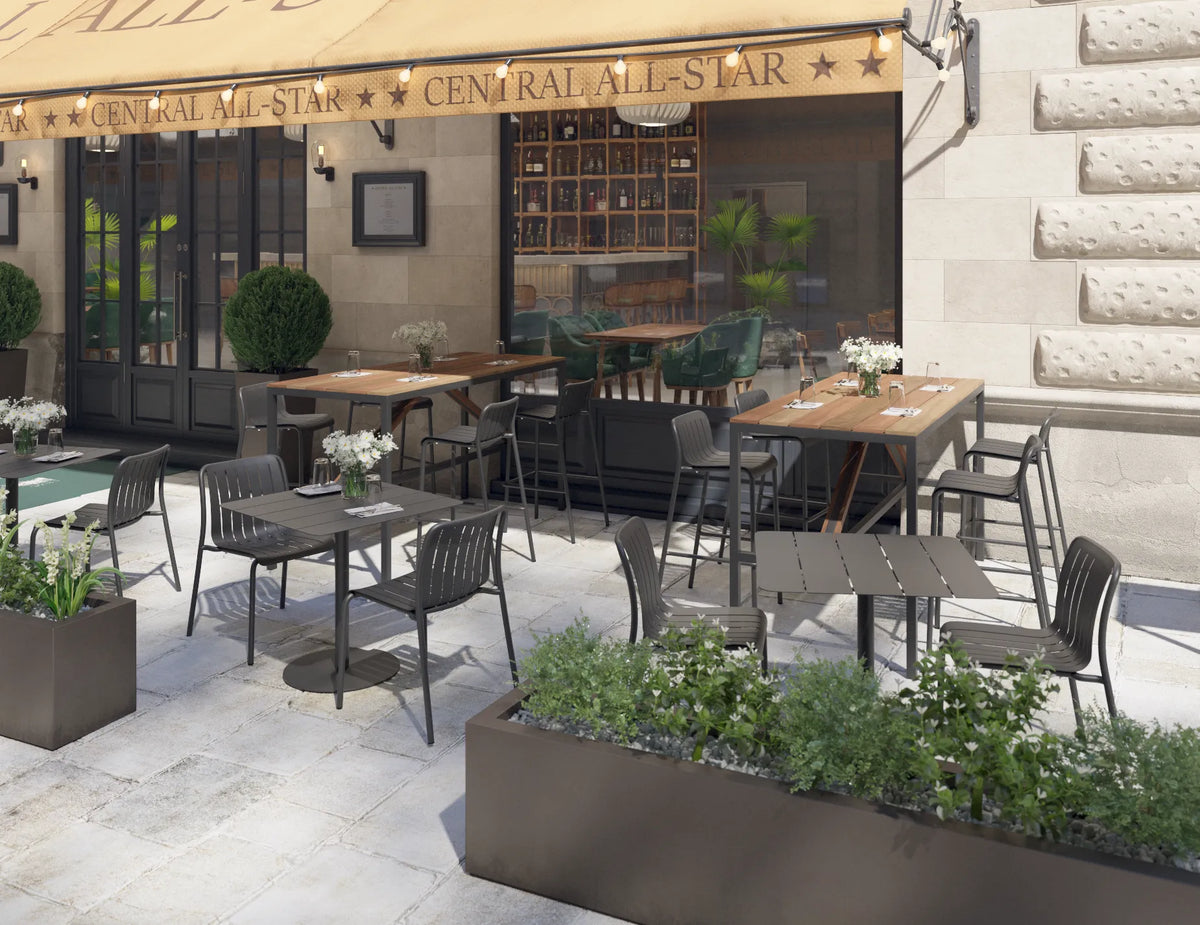 Cape 180 x 98 x 105cm Outdoor Bar Table