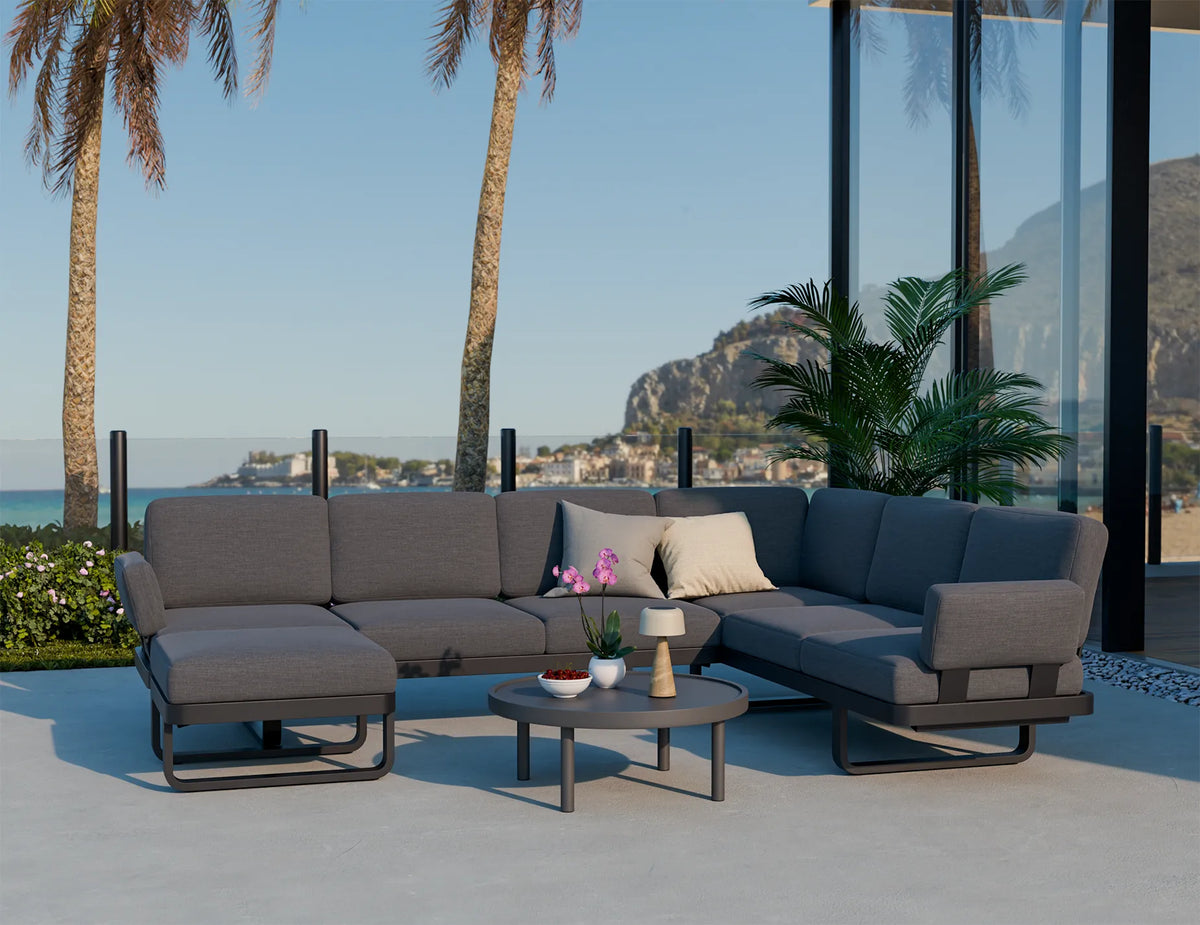 Delmar Config F Outdoor Modular Sofa