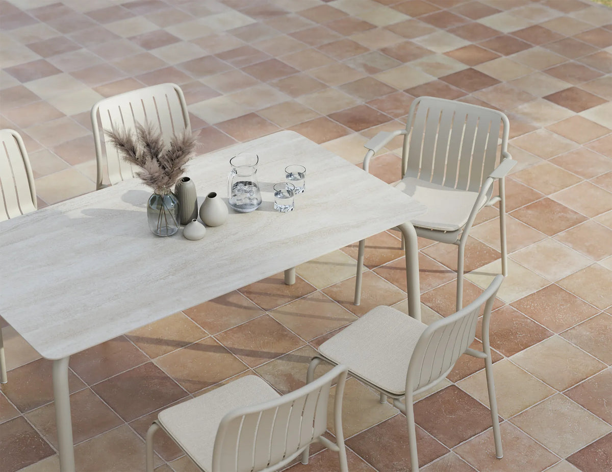 Roku 160cm Outdoor Dining Table with Ceramic Top