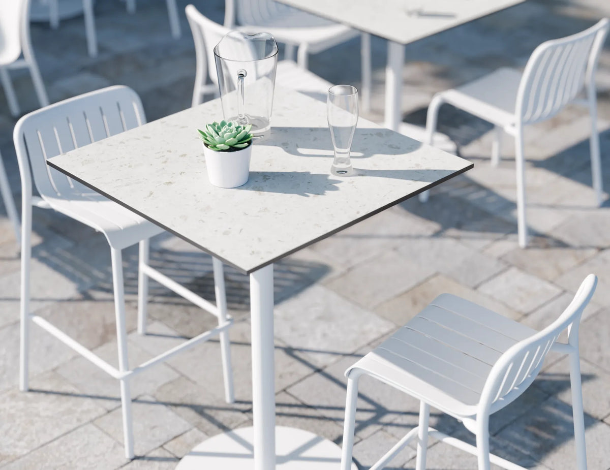 Roku Solara 65cm Outdoor Square Bar Table