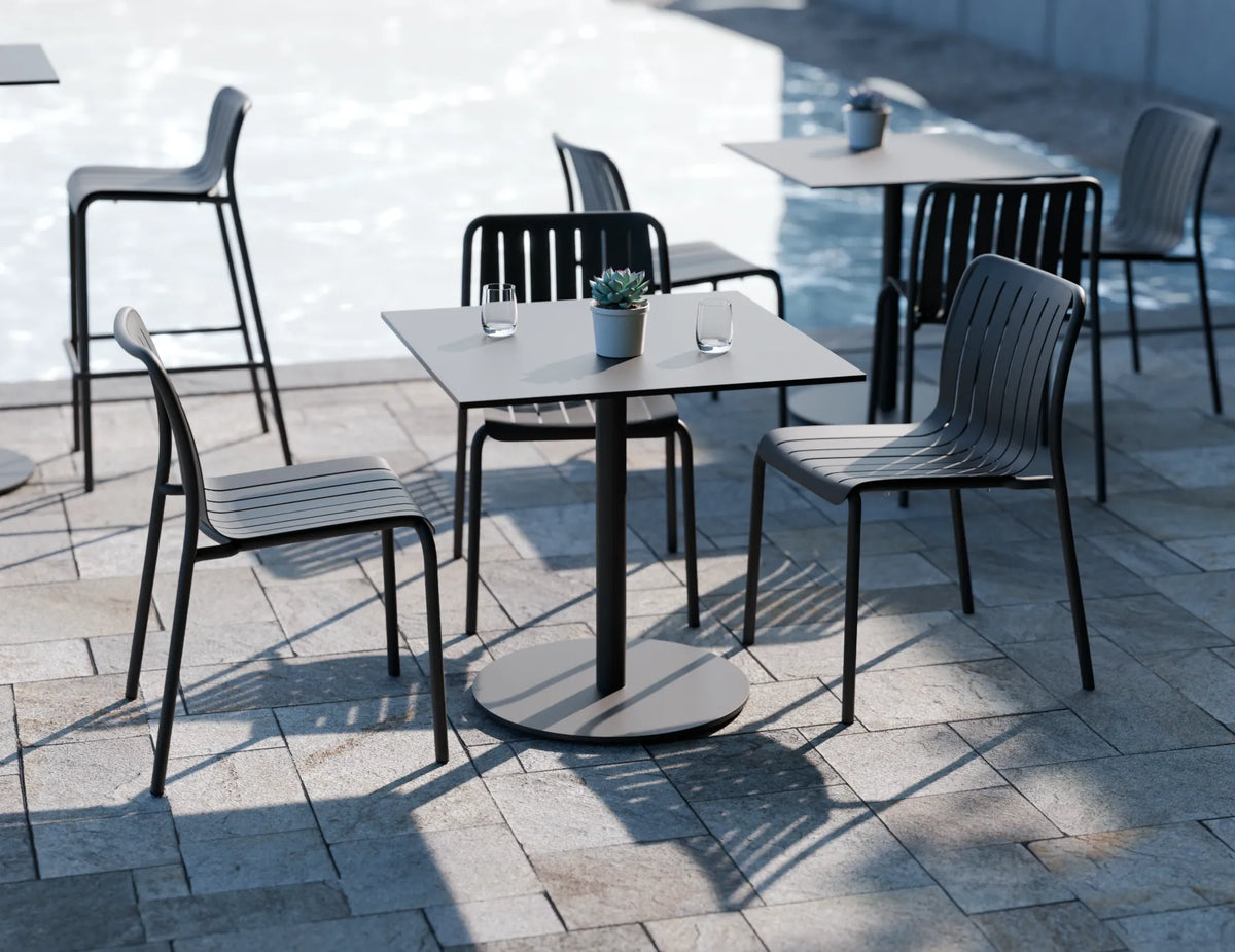Roku Solara 70cm Outdoor Round Cafe Table