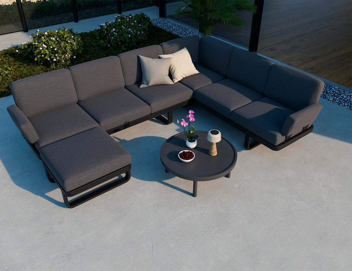 Delmar Config F Outdoor Modular Sofa