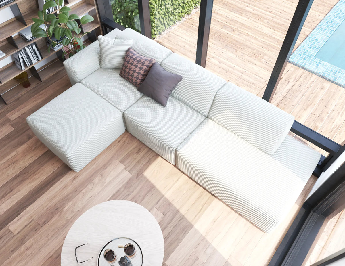 Monaco 294 x 219cm Corner Sofa with Open End