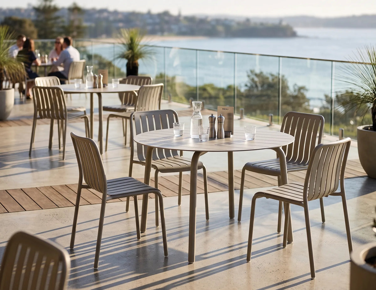 Roku 120cm Outdoor Round Dining Table