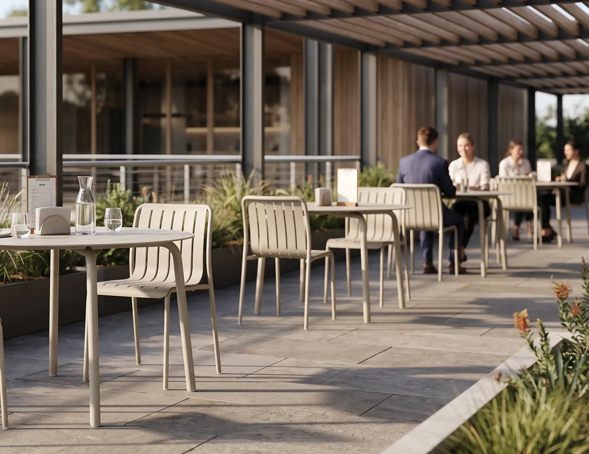 Roku 120cm Outdoor Round Dining Table