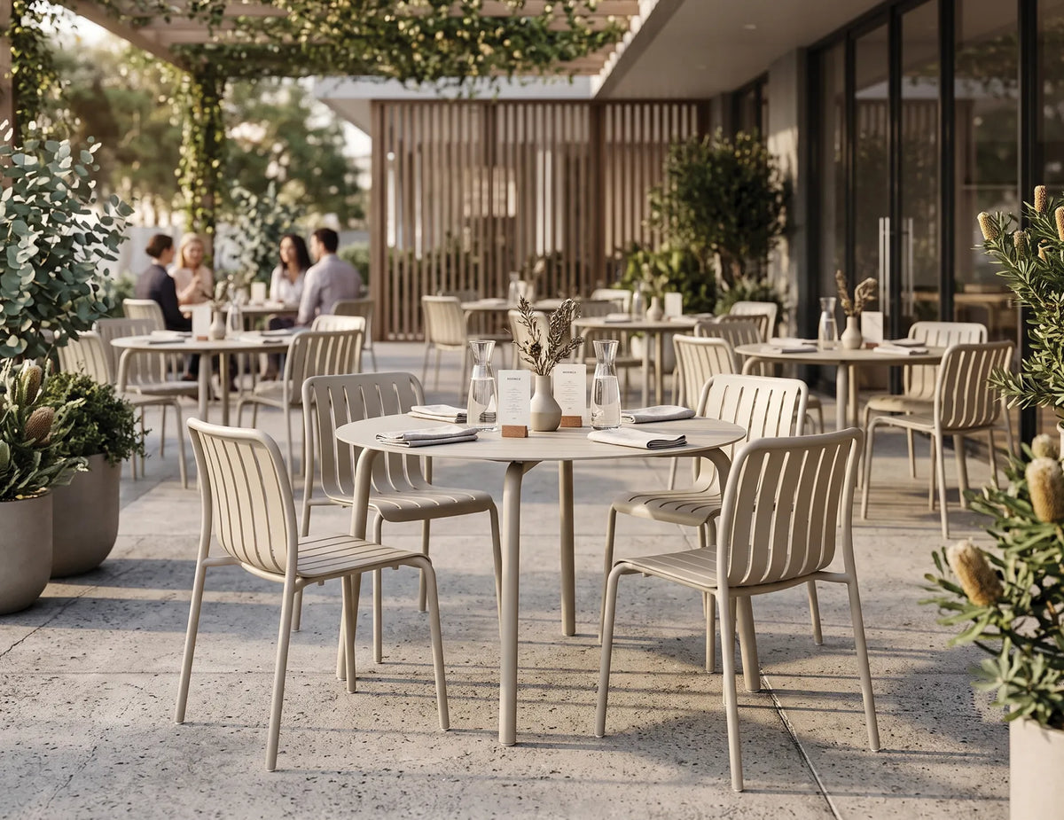 Roku 120cm Outdoor Round Dining Table