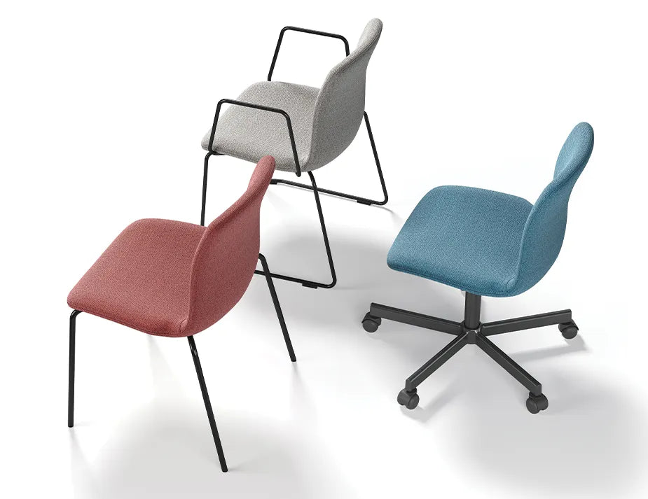 Sora Dining Armchair with Castors