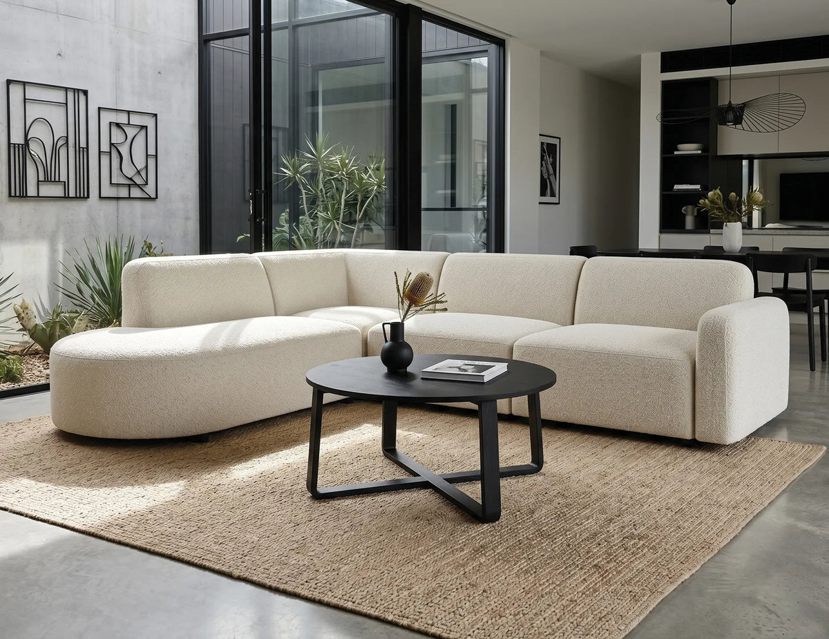 Atticus 268 x 168cm Curved Modular Sofa