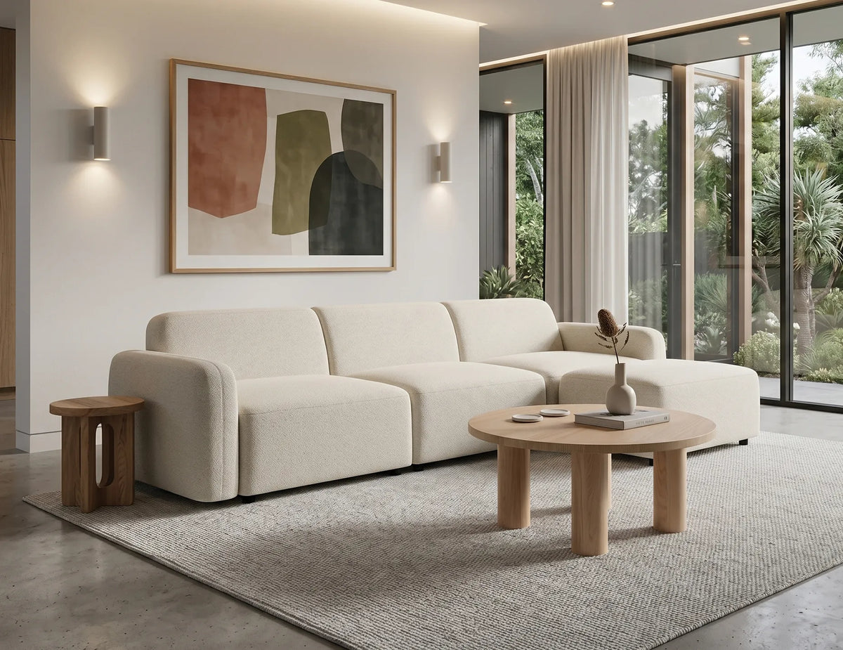 Atticus 3 Seater Sofa with Ottoman