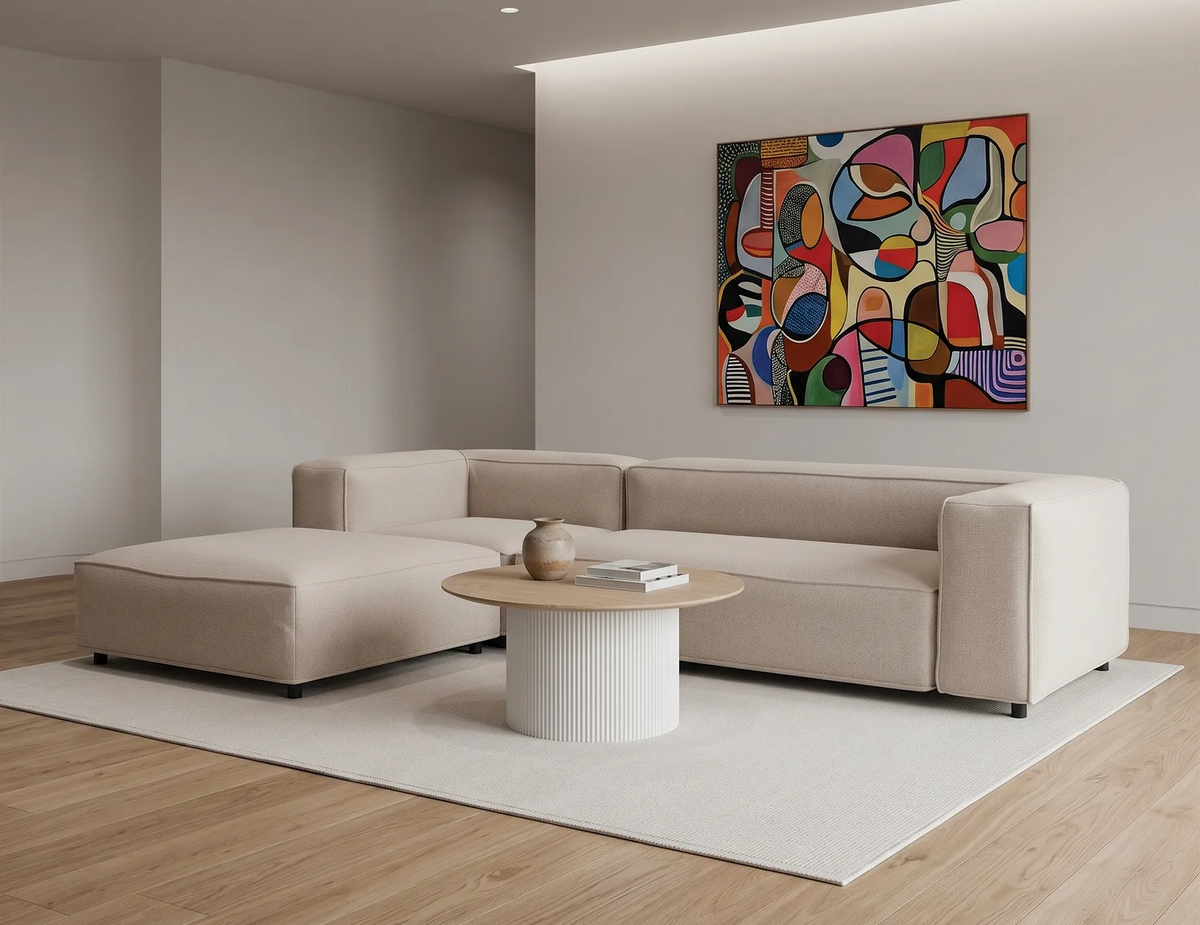 Nolia 3 Seater Sofa with Ottoman