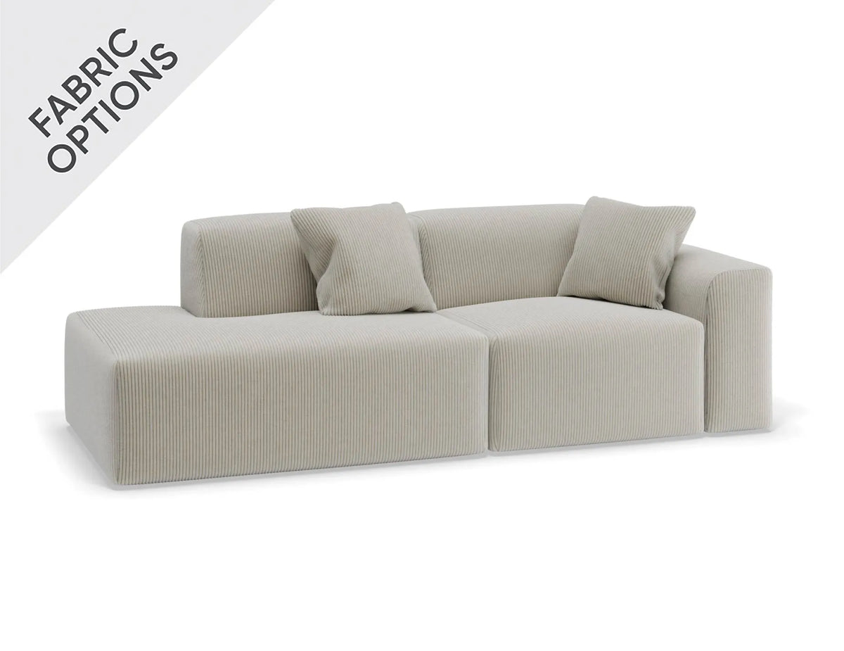 Monaco 231cm Sofa with Open End
