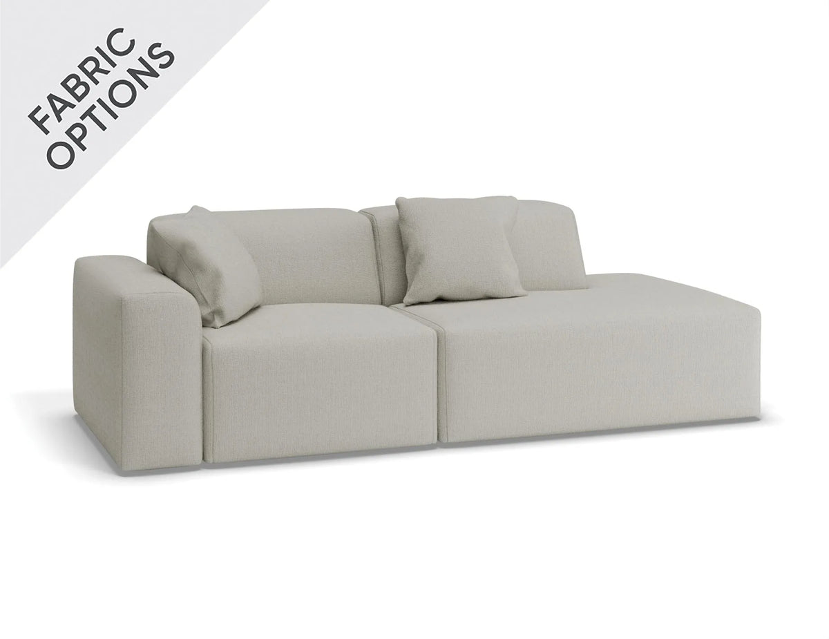 Monaco 231cm Sofa with Open End
