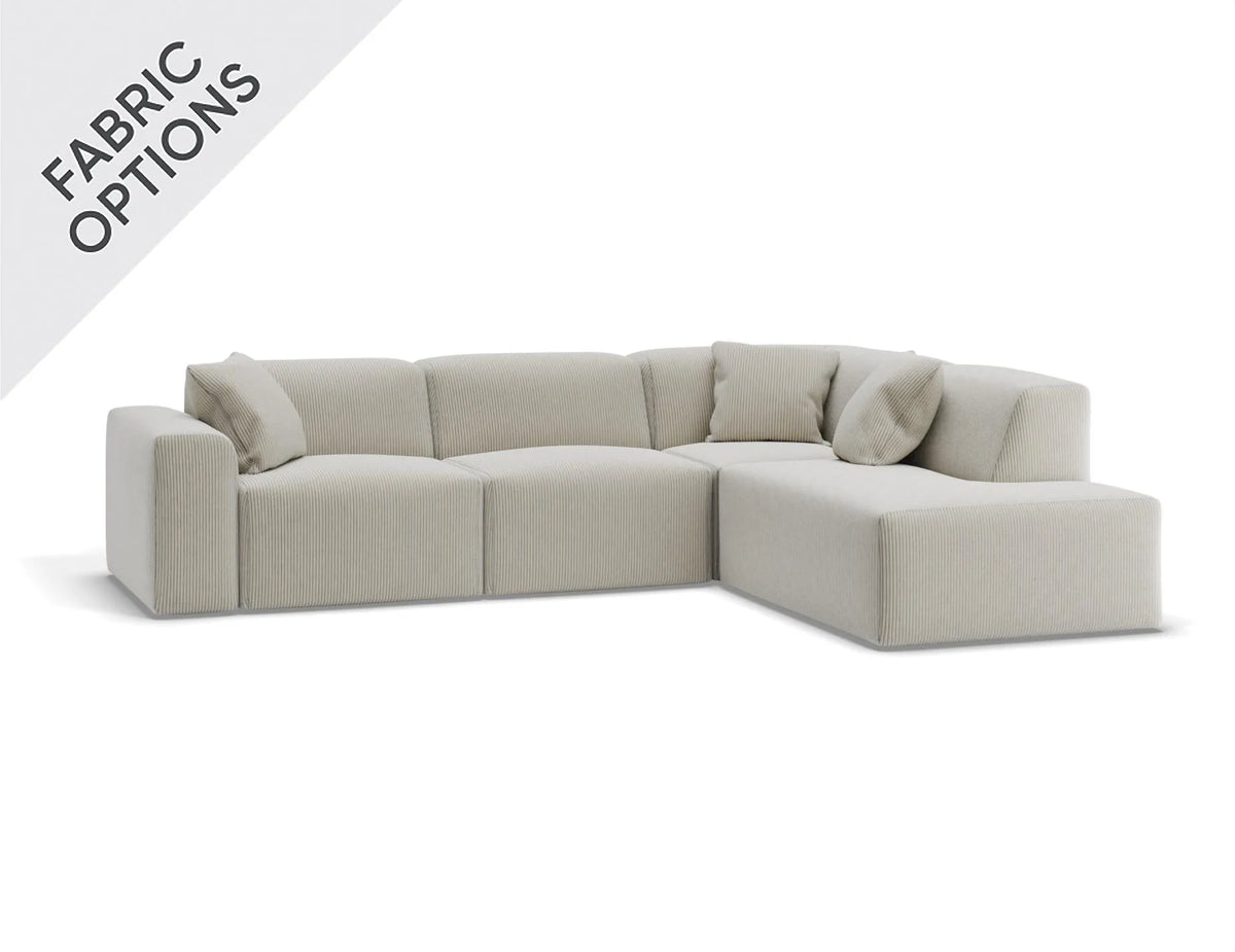 Monaco 294 x 219cm Corner Sofa with Open End