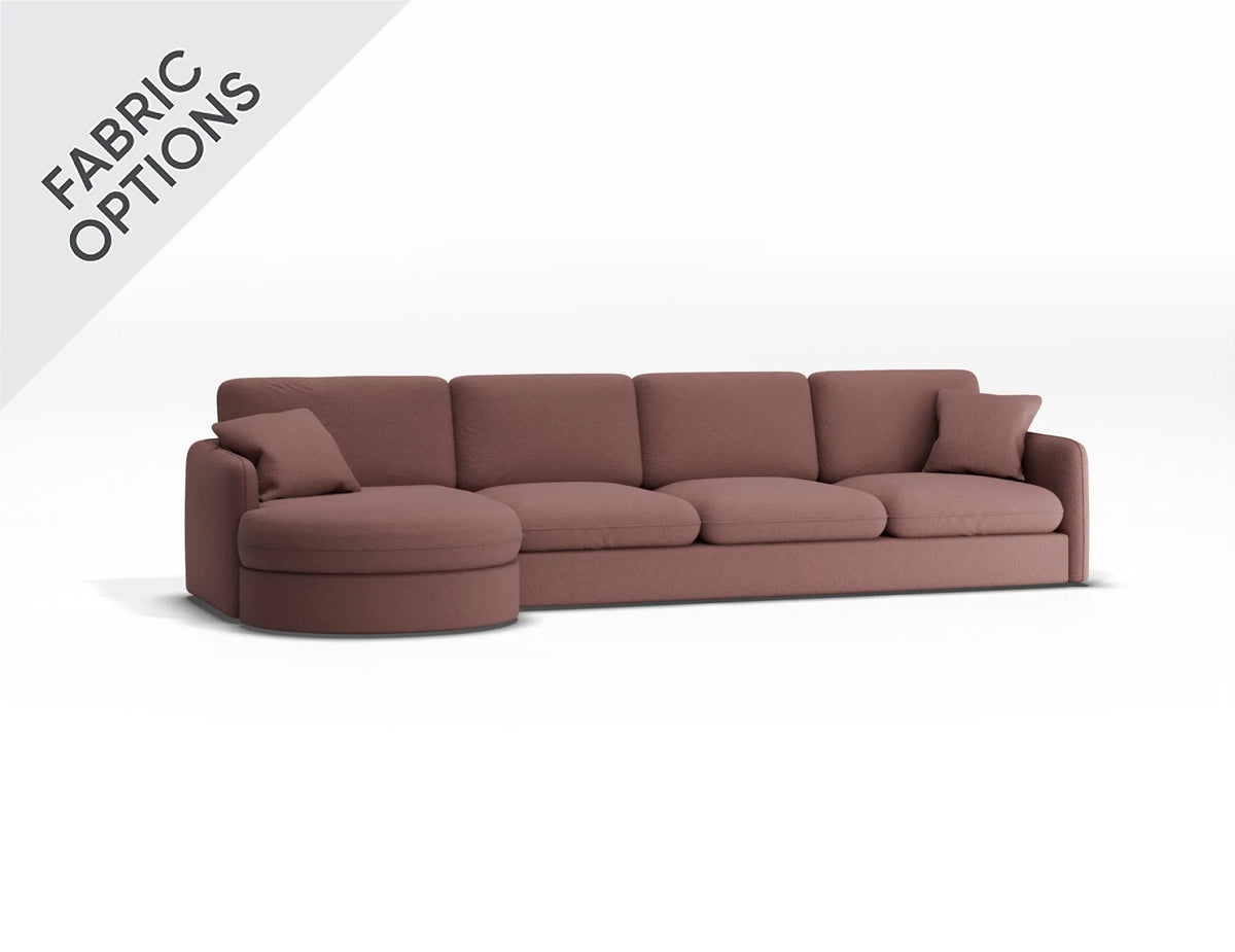 Monte 5 Seater Left Chaise Sofa