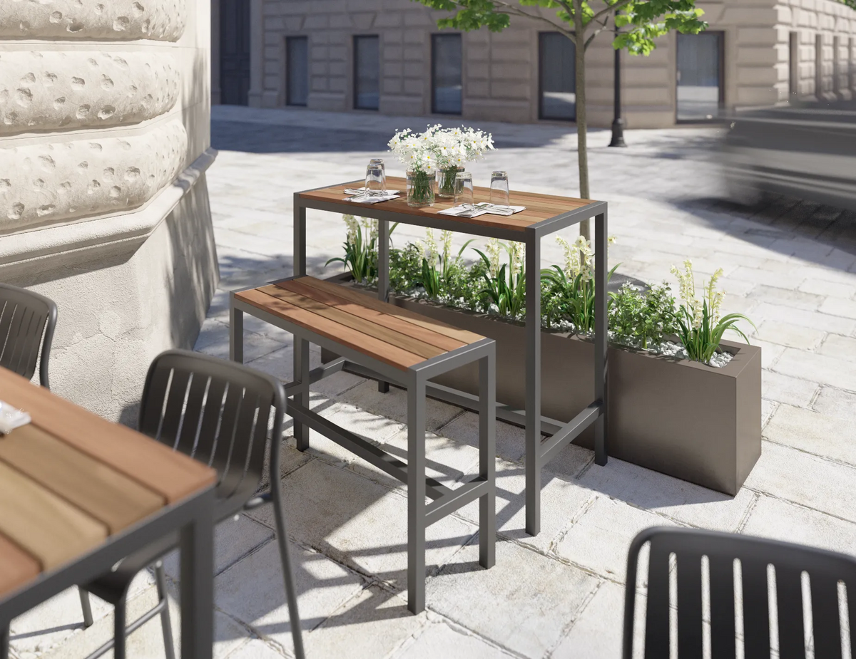 Moonah 240cm Outdoor Bar Table