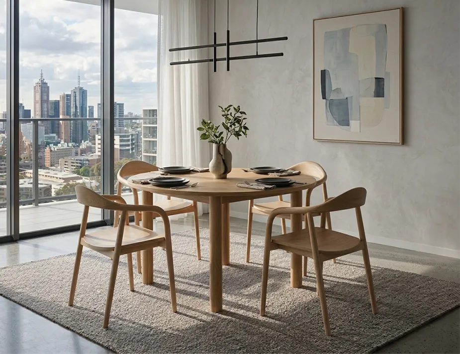 Nordica 120cm Round Dining Table