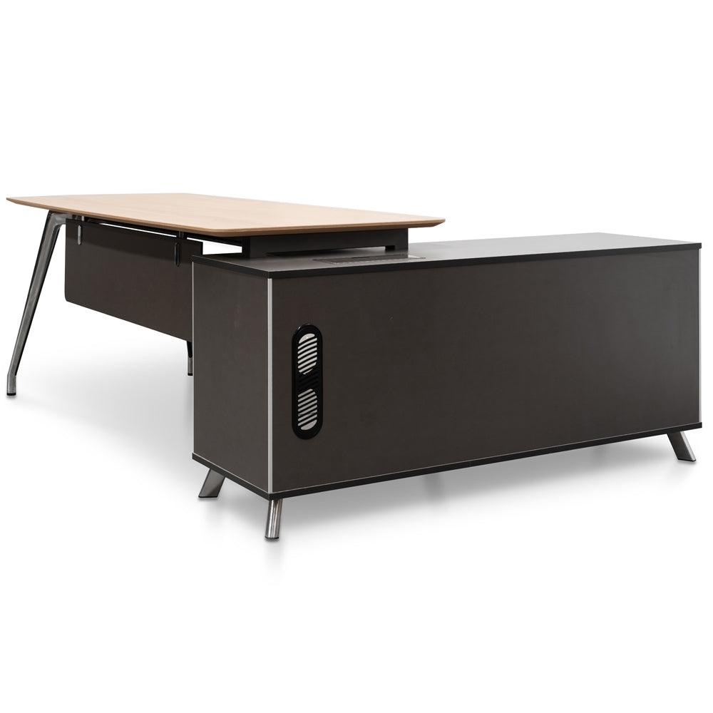Purwell 200cm Left Return Office Desk