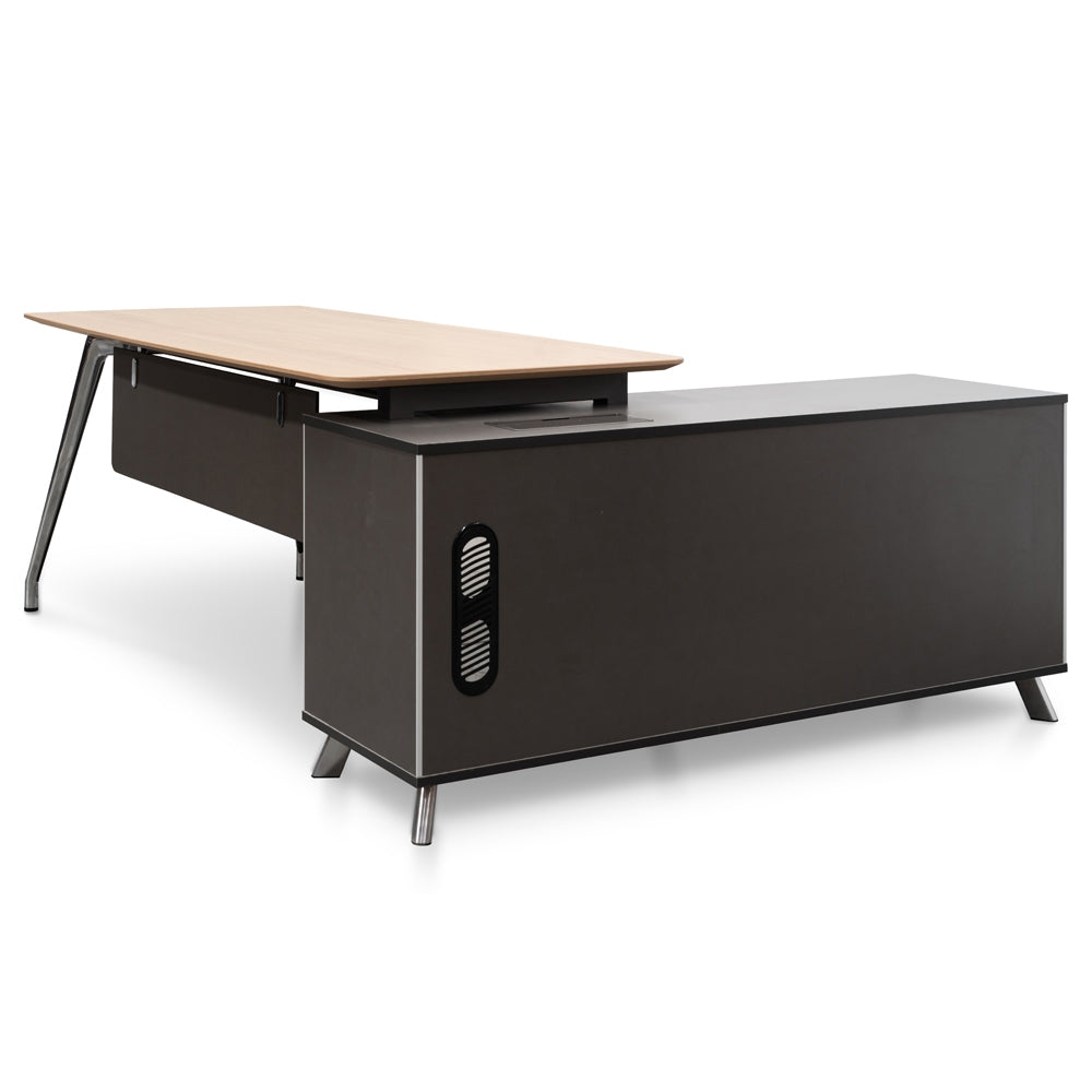 Purwell 200cm Left Return Office Desk