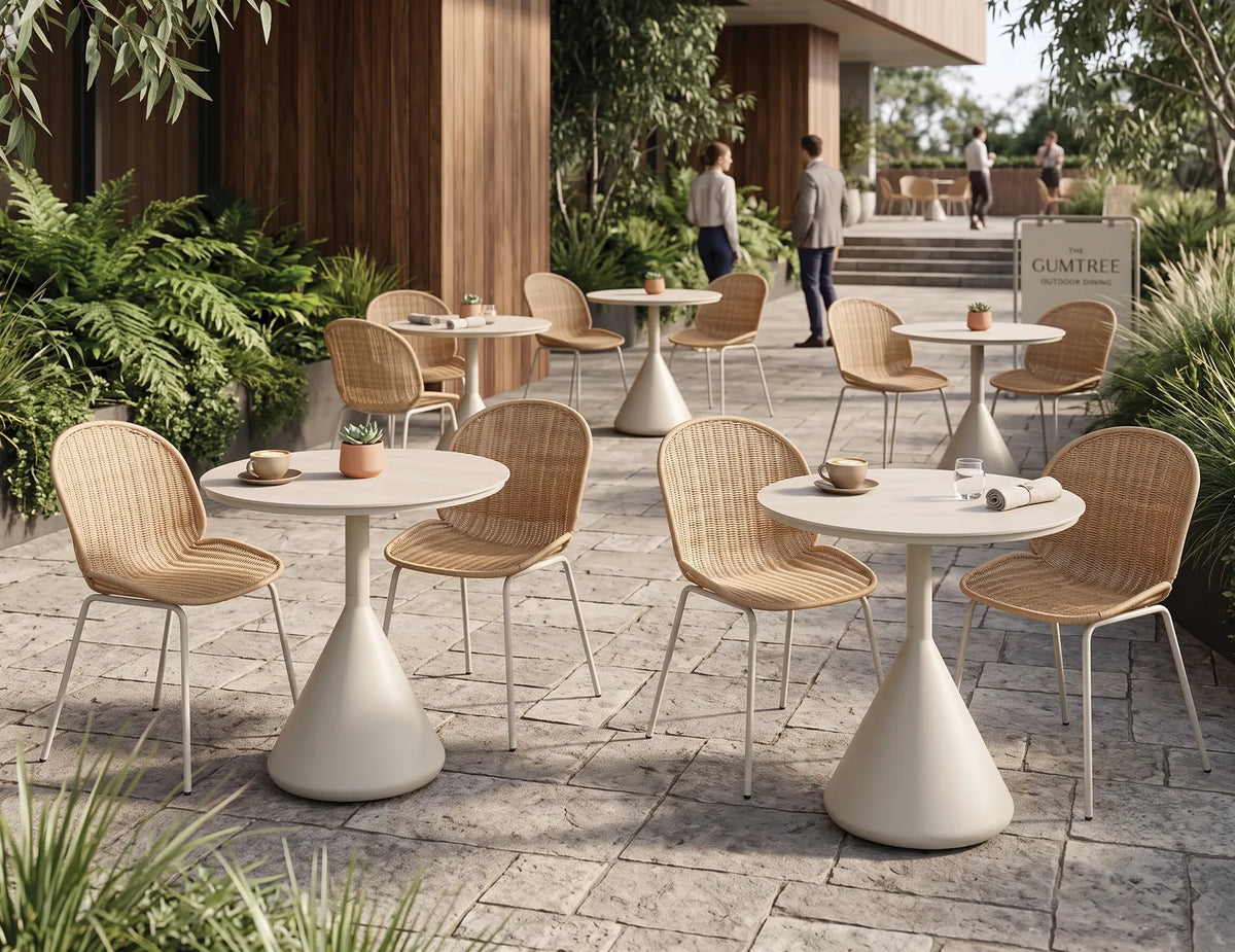 Kora 71cm Outdoor Round Cafe Table