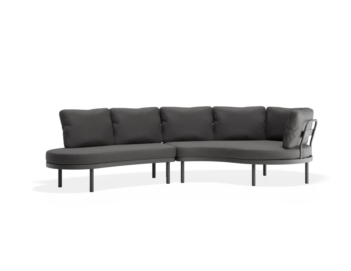 Aluna Outdoor Left End Section