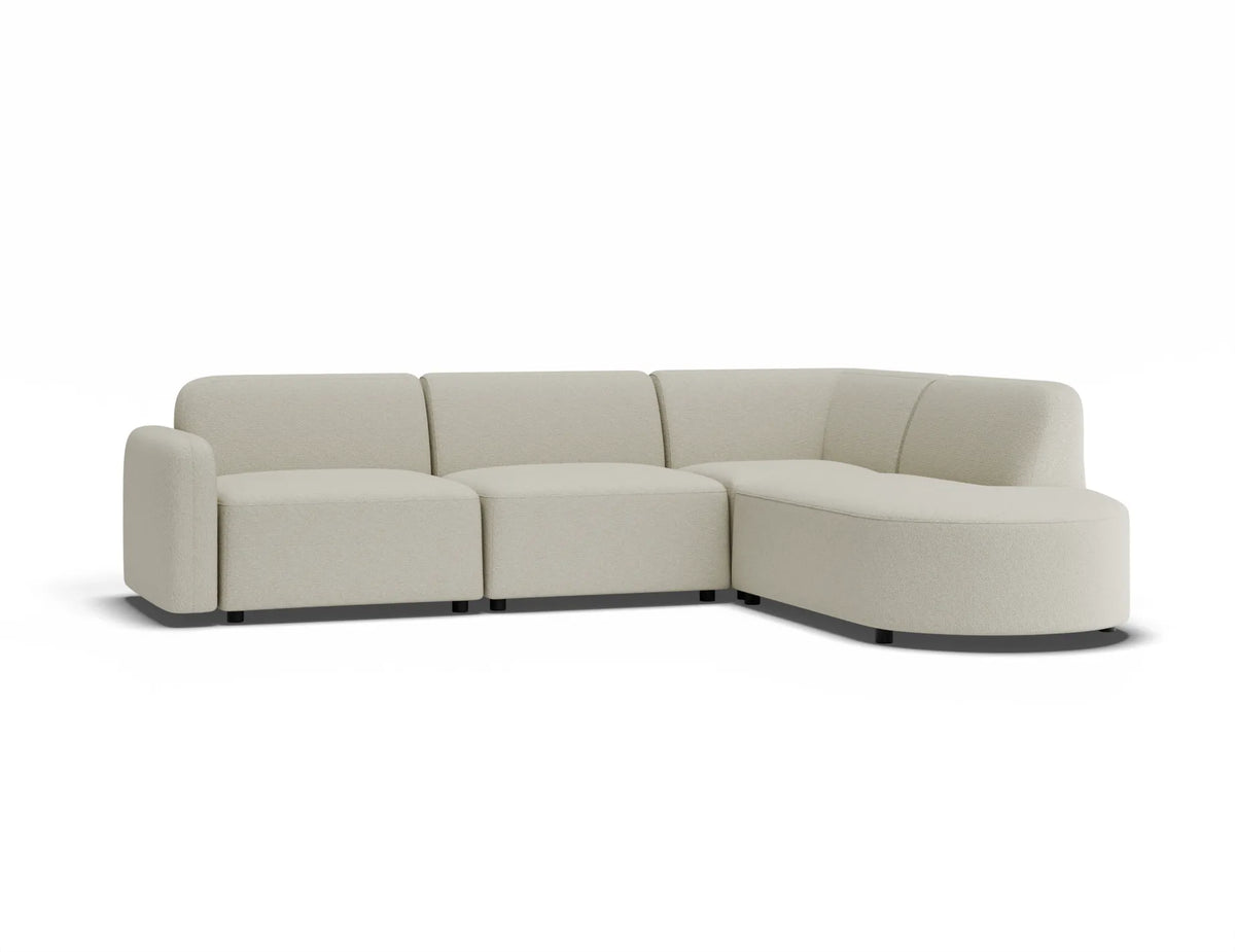 Atticus 268 x 168cm Curved Modular Sofa