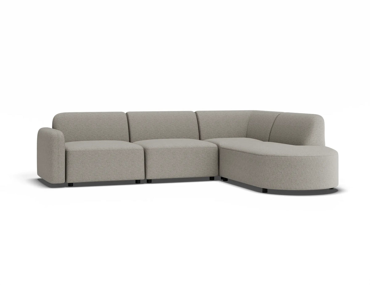 Atticus 268 x 168cm Curved Modular Sofa