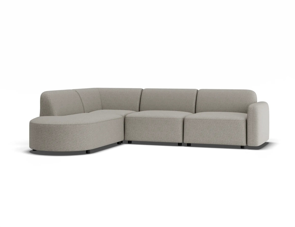 Atticus 268 x 168cm Curved Modular Sofa