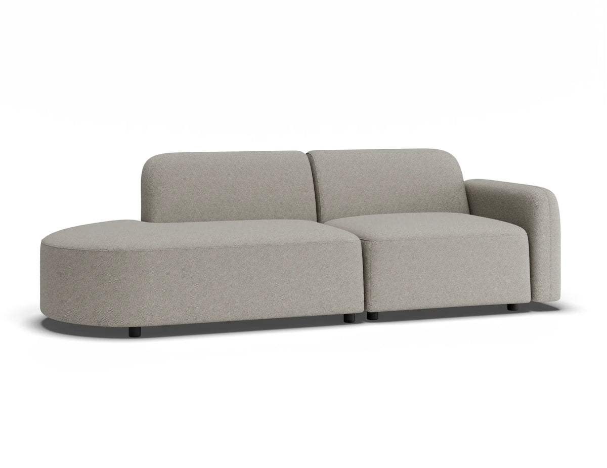 Atticus 240 x 87cm Curved Modular Sofa