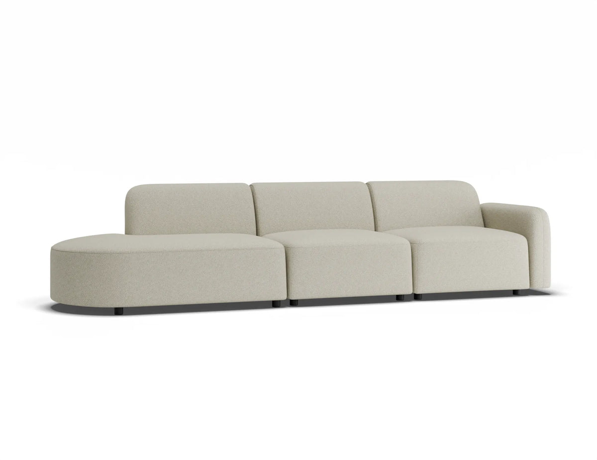 Atticus 326 x 87cm Curved Modular Sofa