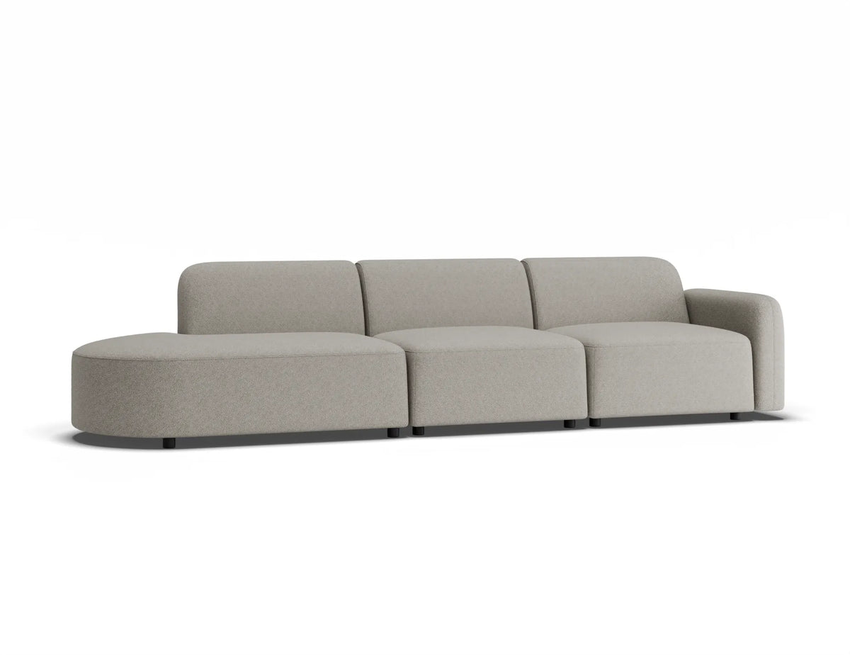 Atticus 326 x 87cm Curved Modular Sofa